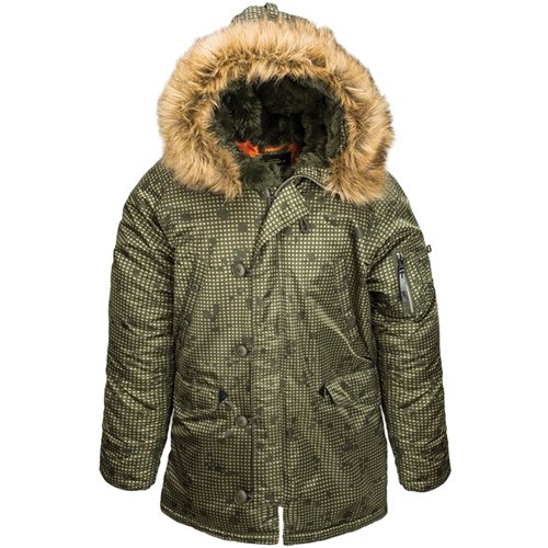 Alpha Mens Slim Fit N-3B Parka