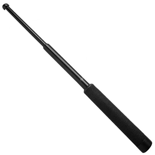 ASP Friction Baton Black Chrome with Foam Handle