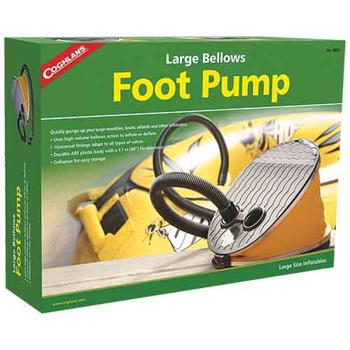 Coghlans 0822 Large Bellows Foot Pump