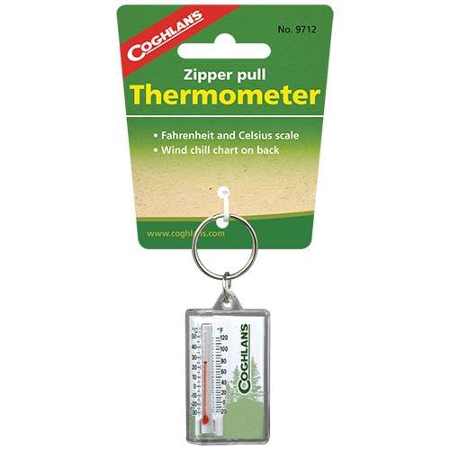 Coghlans 9712 Zipper Pull Thermometer