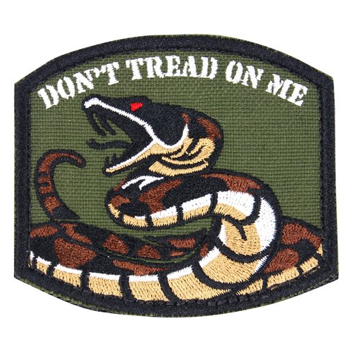 Condor Embroidered Don't Tread On Me Patch