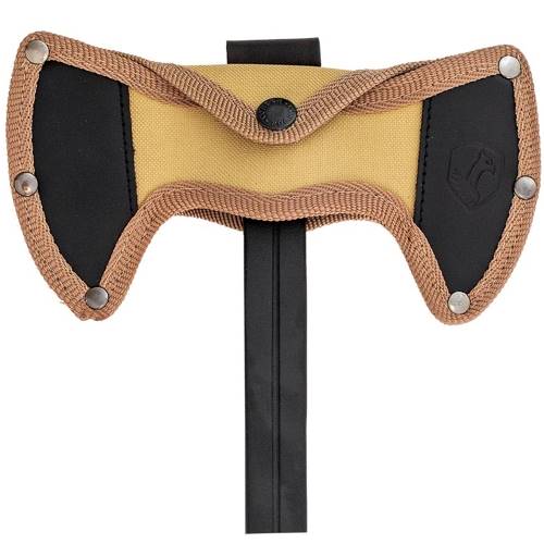 Arlan Double Bit Throwing Axe, twice the impact, twice the style, in striking black 