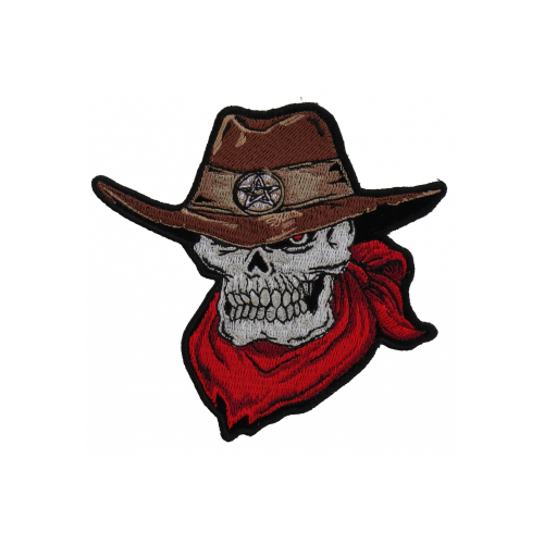 Cowboy Skull Small Patch