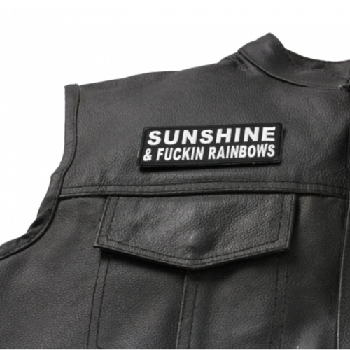 Sunshine and Fuckin Rainbows Patch