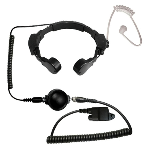 Code Red Headsets Assault Modular Throat Microphone w/ PTT - Kenwood 2-Pin