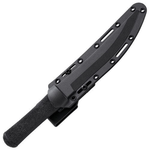 Hissatsu Plain Edge Fixed Knife - Black