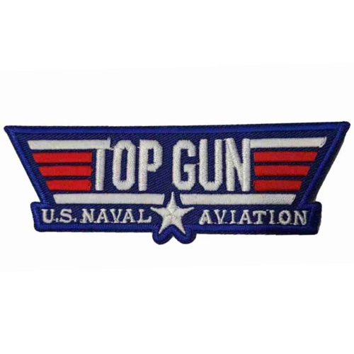 USN Tab Gun Tab Patch - 4 Inch