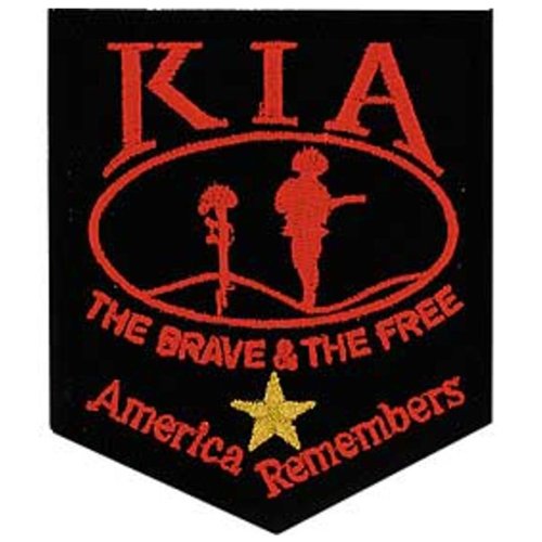 Eagle Emblems Kia America Remember Shield Patch