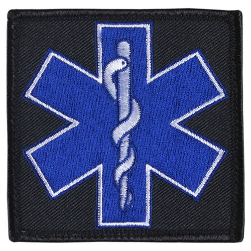 FOX OUTDOOR EMT PATCH - BLACK / BLUE