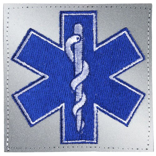 FOX OUTDOOR EMT PATCH - REFLECTIVE / BLUE