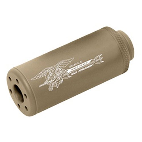 G&G SS-80 Desert Tan Mock Suppressor - 14mm CCW