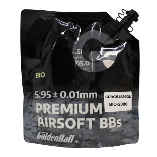 Golden Ball Tracer Airsoft BBs 2000ct