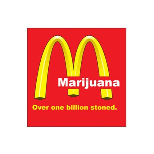 Marijuana Over One Billion Stoned Sticker