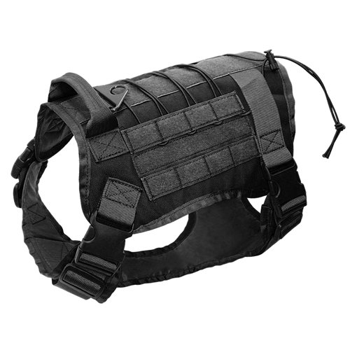 Tactical MOLLE Dog Harness Vest