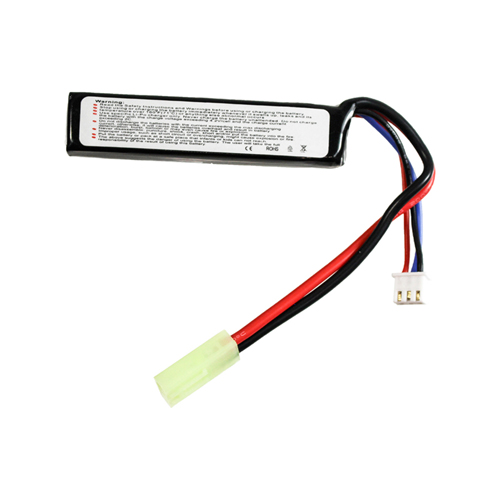 Stick LiPo Battery - 7.4V 600mAh Mini Tamiya Connector