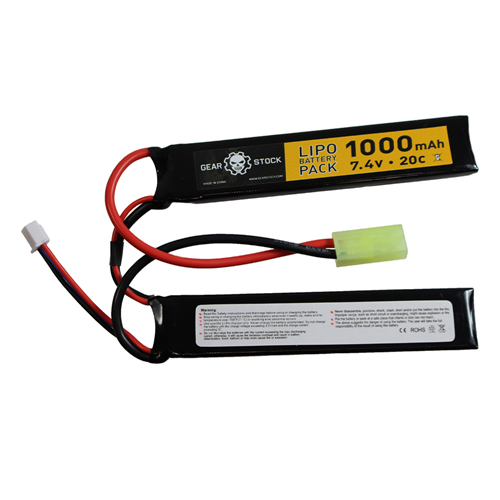 Butterfly LiPo Battery - 7.4V 1000mAh Small Tamiya Connector