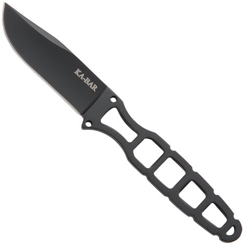 Skeleton Clip-Point Fixed Blade Neck Knife