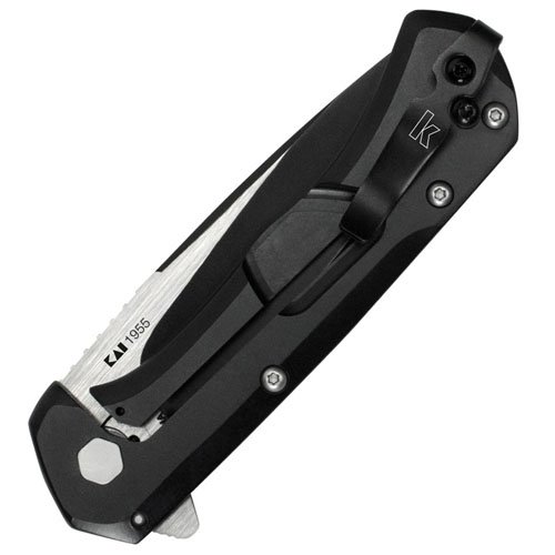 Showtime Black-Oxide Coated Steel Handle Folding Knife