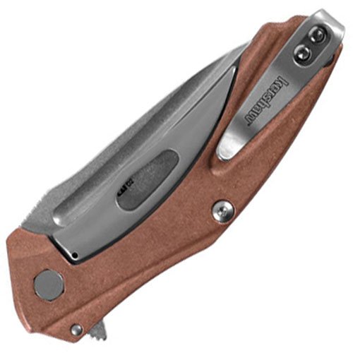 Natrix Copper Stonewash Finish Blade Folding Knife