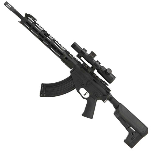 Black Krytac Full Metal Trident 47 SPR Airsoft AEG Rifle