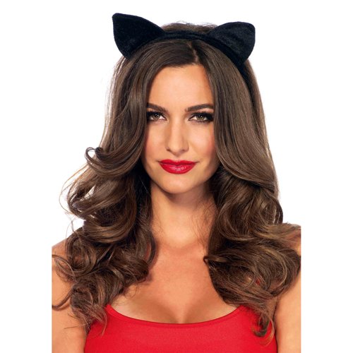 Plush Velvet Black Cat Ear