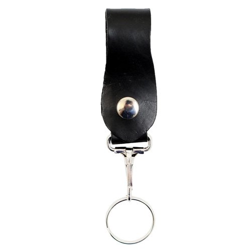 Black Leather Key Fob