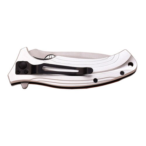 Elk Ridge Cut Out Logo Satin Blade Folding Knife