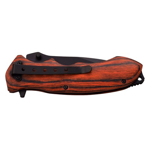 Elk Ridge ER-A160 Pakkawood Handle Folding Knife