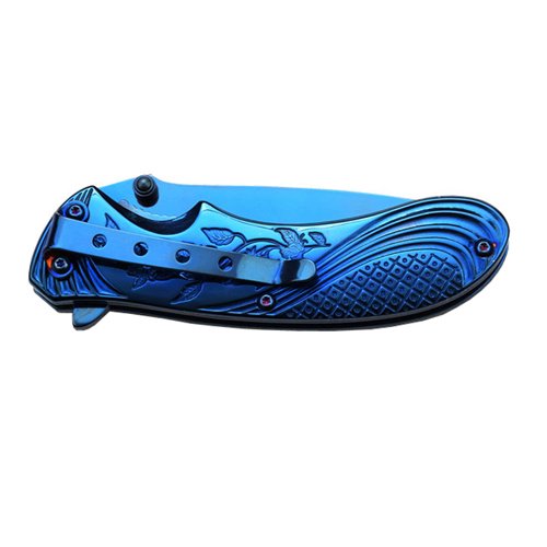 Femme Fatale Ti-Coated Handle Folding Knife