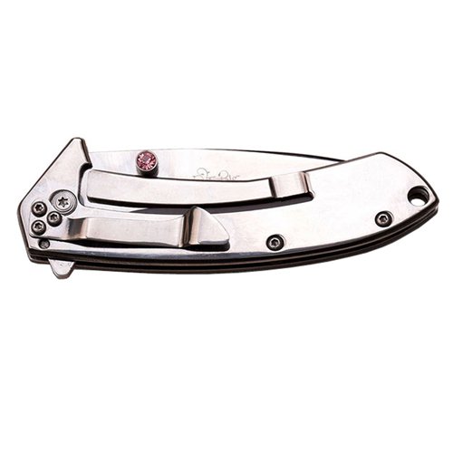 Femme Fatale Diamonds Are Forever Folding Knife