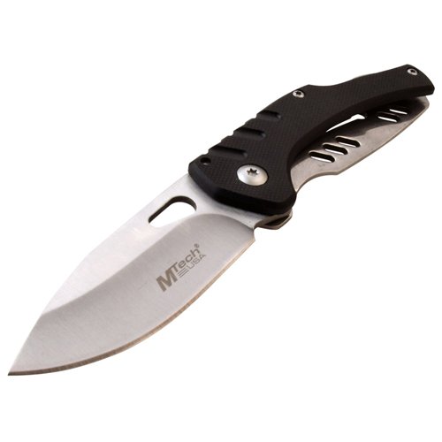 MTech USA G10 Handle Folding Knife w/ Waterproof Case