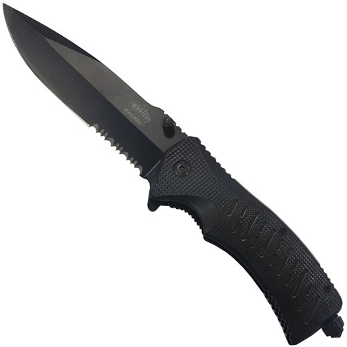 Master USA 5 Inch Closed Half Serrated Folding Knife