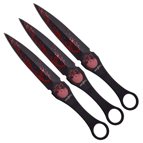 Master Cutlery Perfect Point 9 Inch Overall 3 Pieces Set Throwing Knife