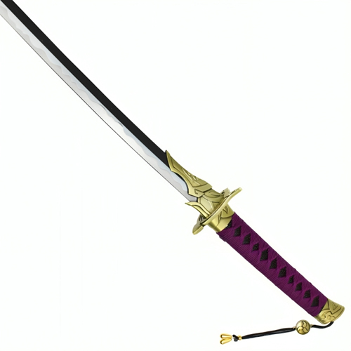 37.5 Inch 2-Tone Anime Katana - Purple