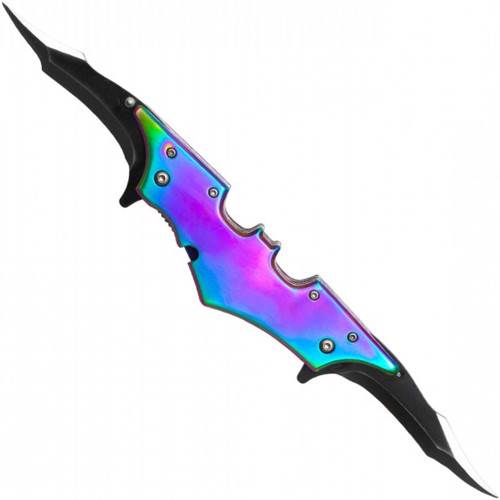 Unleash your inner hero with the Neptune Batman Blade Pocket Knife in vibrant rainbow hues. Versatile, compact, and perfect for everyday use. Elevate your gear now!