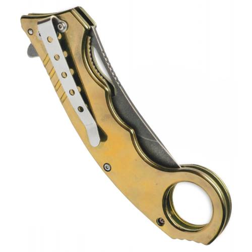 TiNite Karambit Knife - Gold