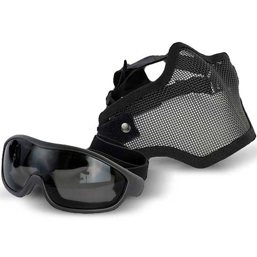 Swiss Arms Airsoft Mask and Goggles Set