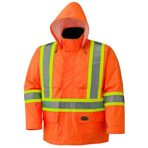 Pioneer Hi-Viz Safety Jacket with Detachable Hood