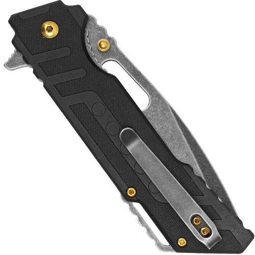 Wartech 8.5' Black Pocket Folding Knife