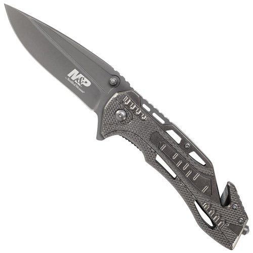 Smith & Wesson M&P Flipper Aluminum Handle Folding Knife