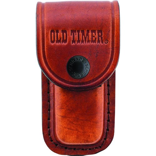 Old Timer Brown Leather Belt Sheath - Medium