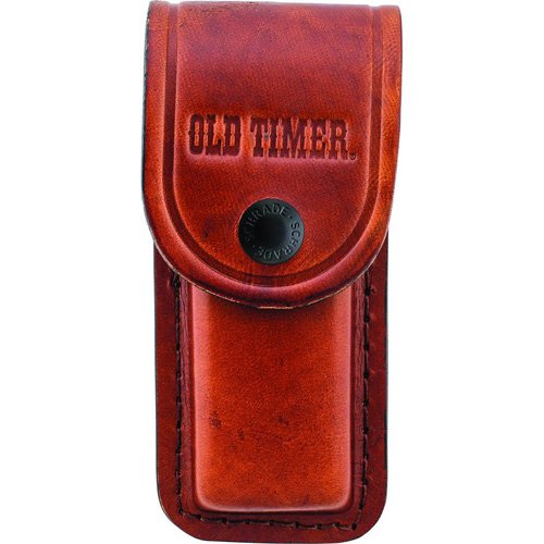 Old Timer Brown Leather Belt Sheath - Large