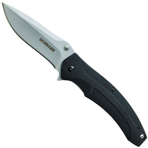 Schrade SCH217L Large Liner Lock Drop Point Blade Folding Knife