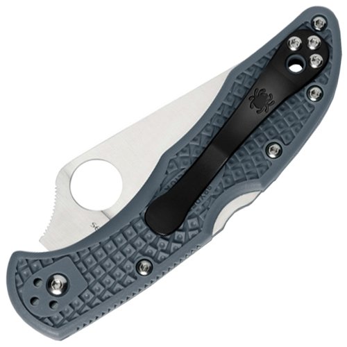 Delica 4 Drop-Point V-Toku2 Steel Blade Folding Knife  - Blue