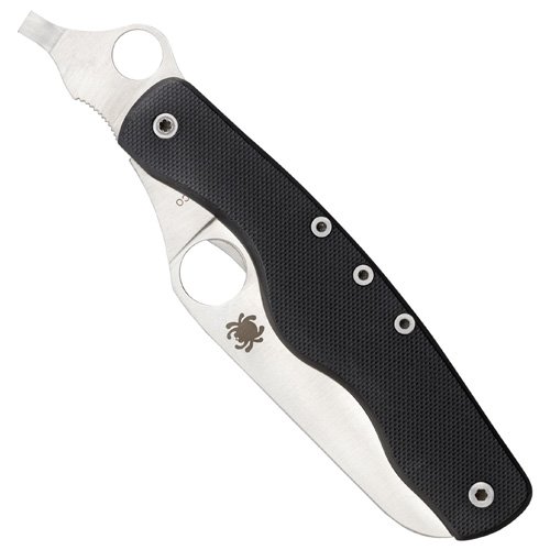 ClipiTool Rescue 8Cr13MoV Steel Blade Folding Knife - Black