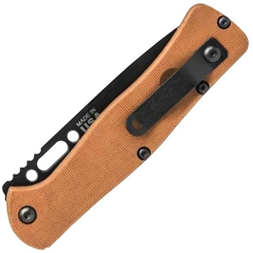 TOPS Fieldcraft Canvas Micarta Handle Folding Knife