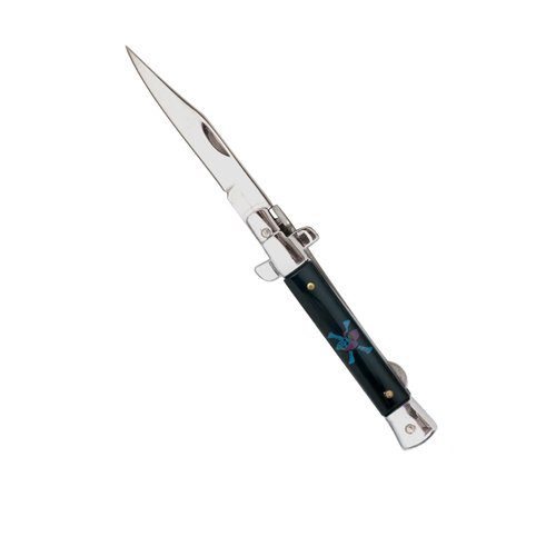 Exclusive Skull Stuletto Folding Knife