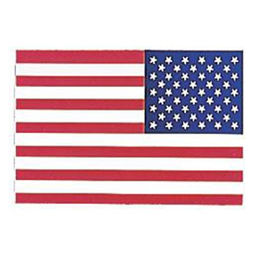 US Flag Back Gum Decal