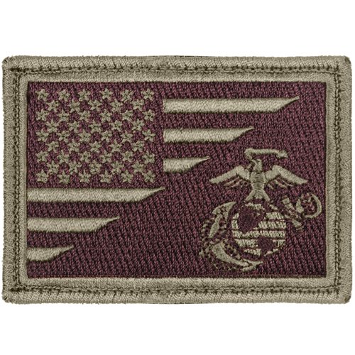 Ultra Force US Flag / USMC Globe and Anchor Morale Embroidered Patch