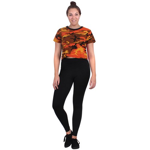 Ultra Force Womens Camo Crop Top